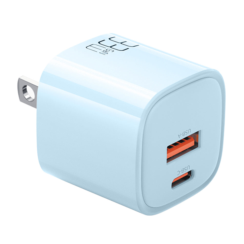 MCDODO MDD Nano Series PD 33W Adaptér rychlého nabíjení USB-A Type-C Duální nástěnná nabíječka MCDODO MDD Nano Series PD 33W Adaptér rychlého nabíjení USB-A Type-C Duální nástěnná nabíječka
